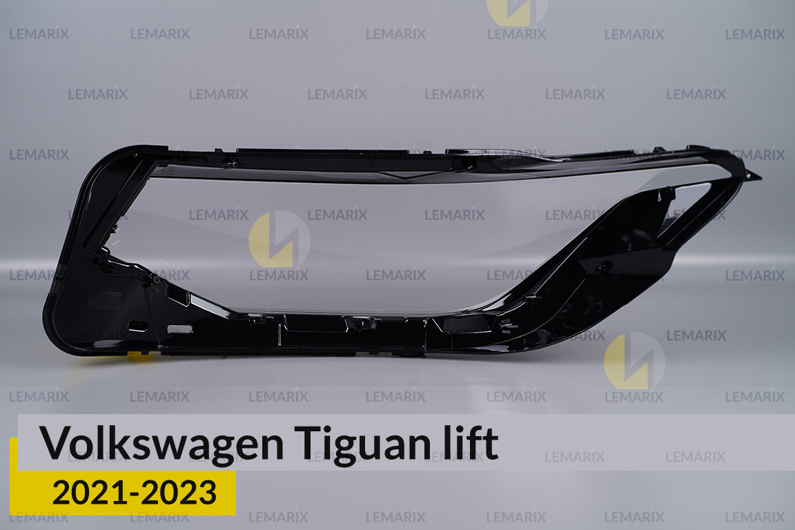 Скло фари VW Volkswagen Tiguan (2021-2023) рест праве