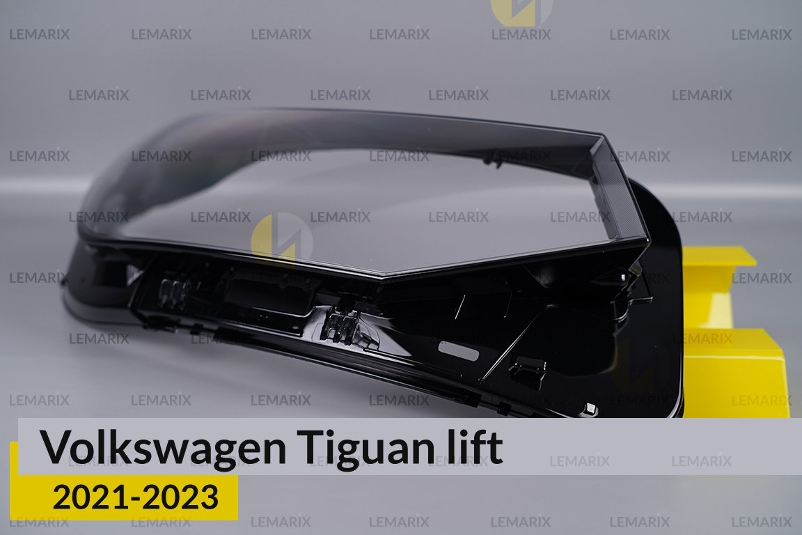Скло фари VW Volkswagen Tiguan (2021-2023) рест праве