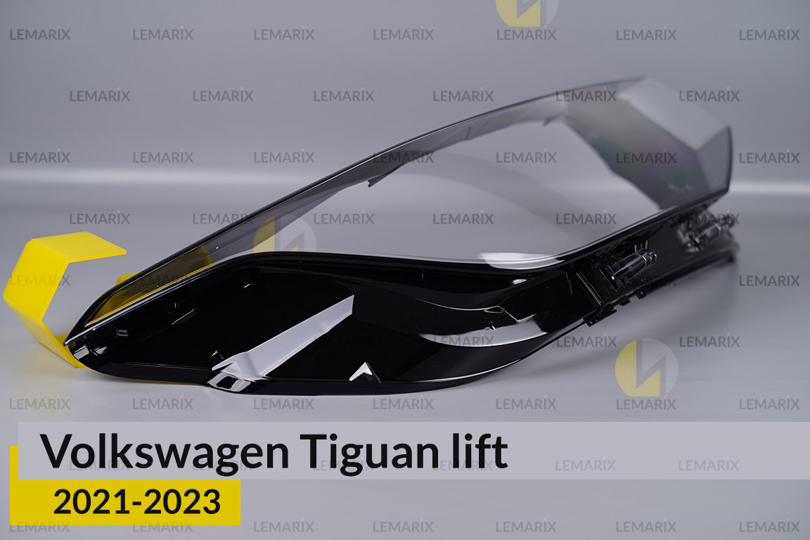 Скло фари VW Volkswagen Tiguan (2021-2023) рест праве