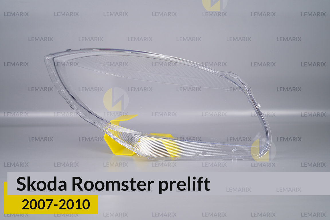 Скло фари Skoda Roomster (2007-2010) дорест ліве