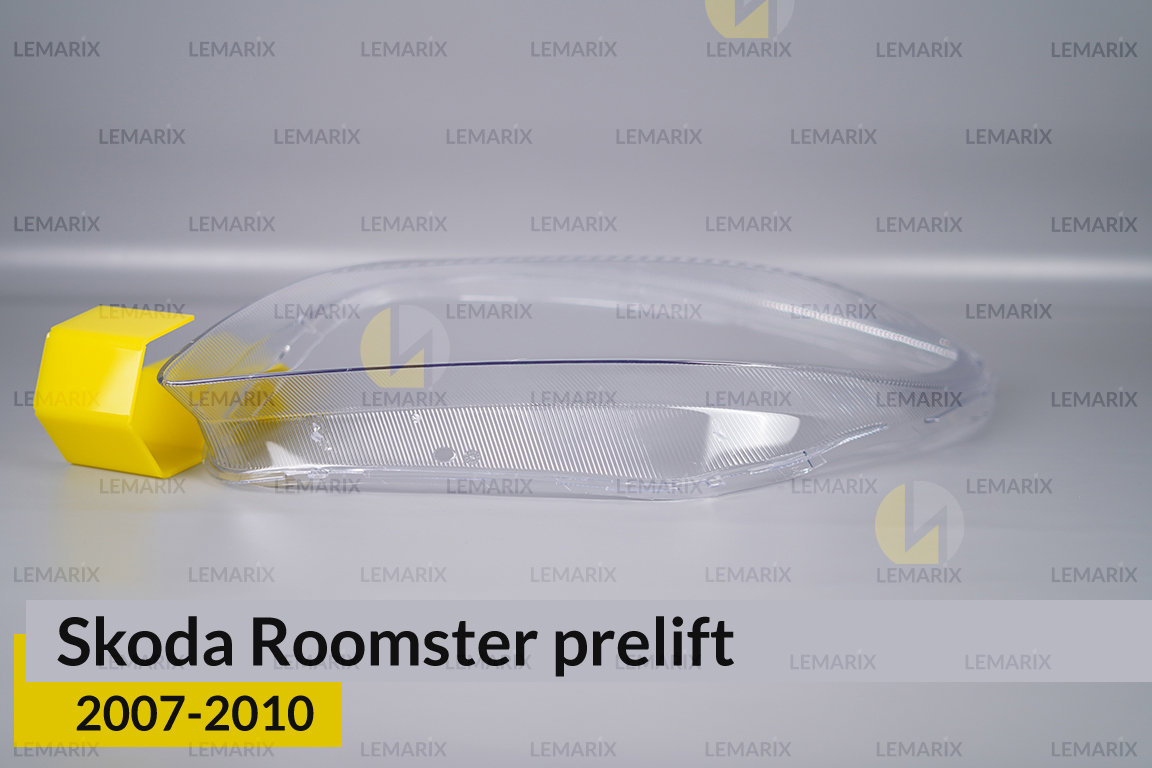 Скло фари Skoda Roomster (2007-2010) дорест ліве