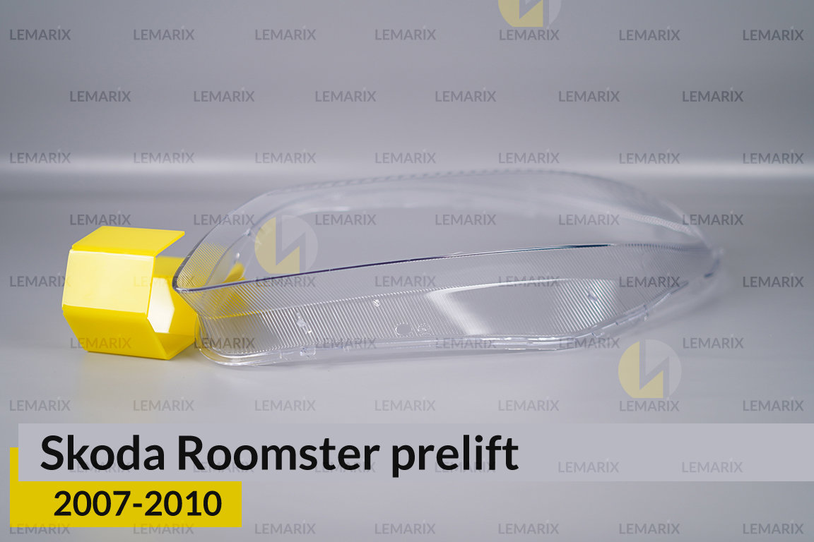 Скло фари Skoda Roomster (2007-2010) дорест ліве