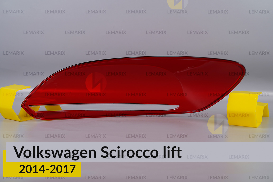 Скло заднього ліхтаря VW Volkswagen Scirocco (2014-2017) рест ліве