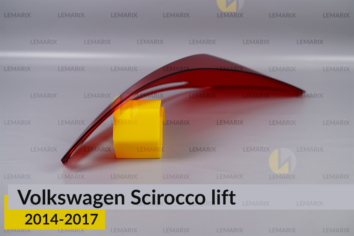 Скло заднього ліхтаря VW Volkswagen Scirocco (2014-2017) рест ліве