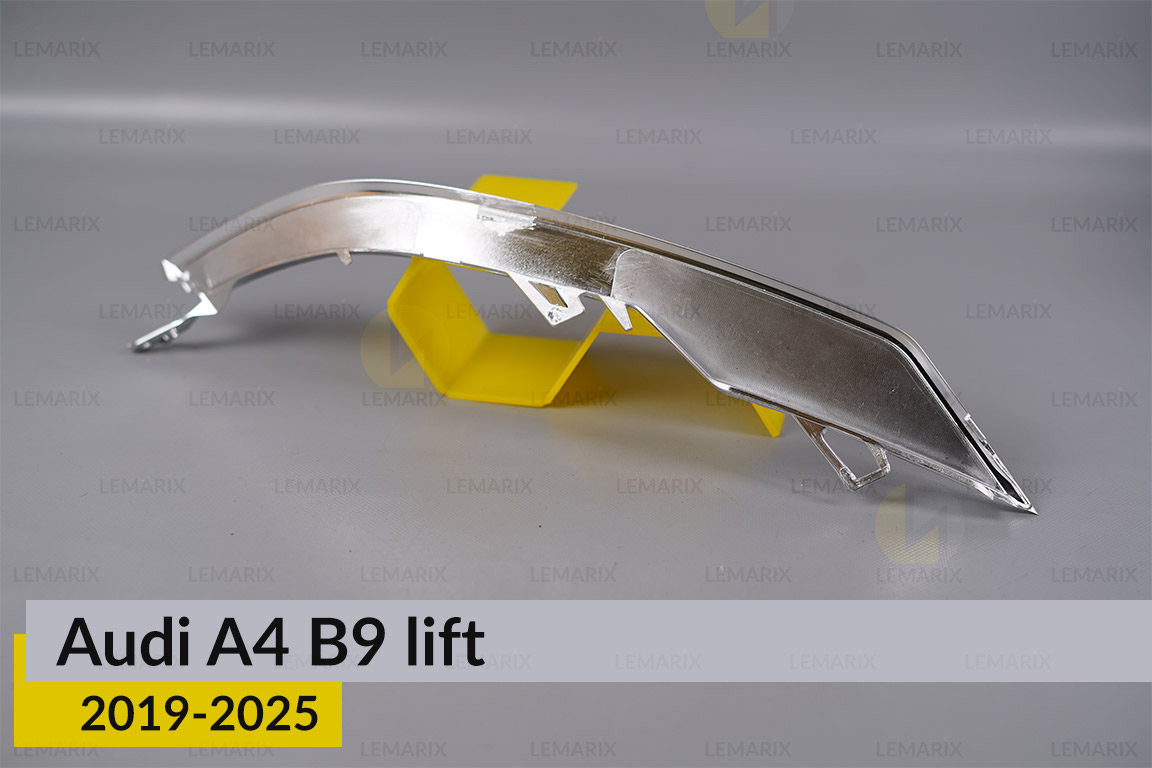 Хромована декоративна маска нижня Audi A4 B9 (2019-2025) рест ліва