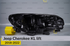 Корпус фари Jeep Cherokee KL (2018-2022) рест правий