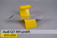 Хромований декор внутрішнього світловода нижній Audi Q7 4M (2015-2020) дорест лівий