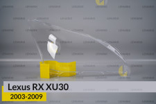 Скло фари Lexus RX XU30 (2003-2009) праве