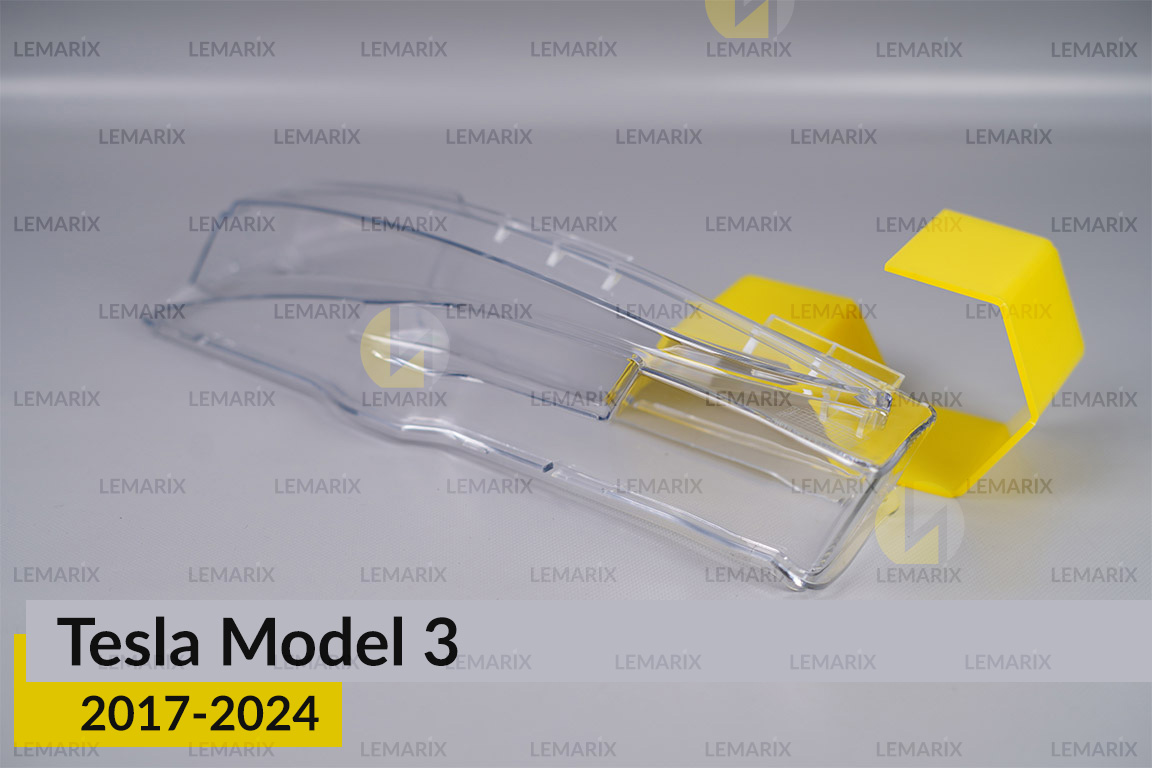 Скло протитуманної фари Tesla Model 3 (2017-2025) праве