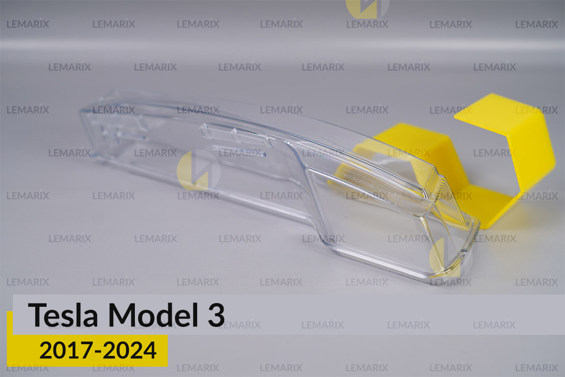 Скло протитуманної фари Tesla Model 3 (2017-2025) праве