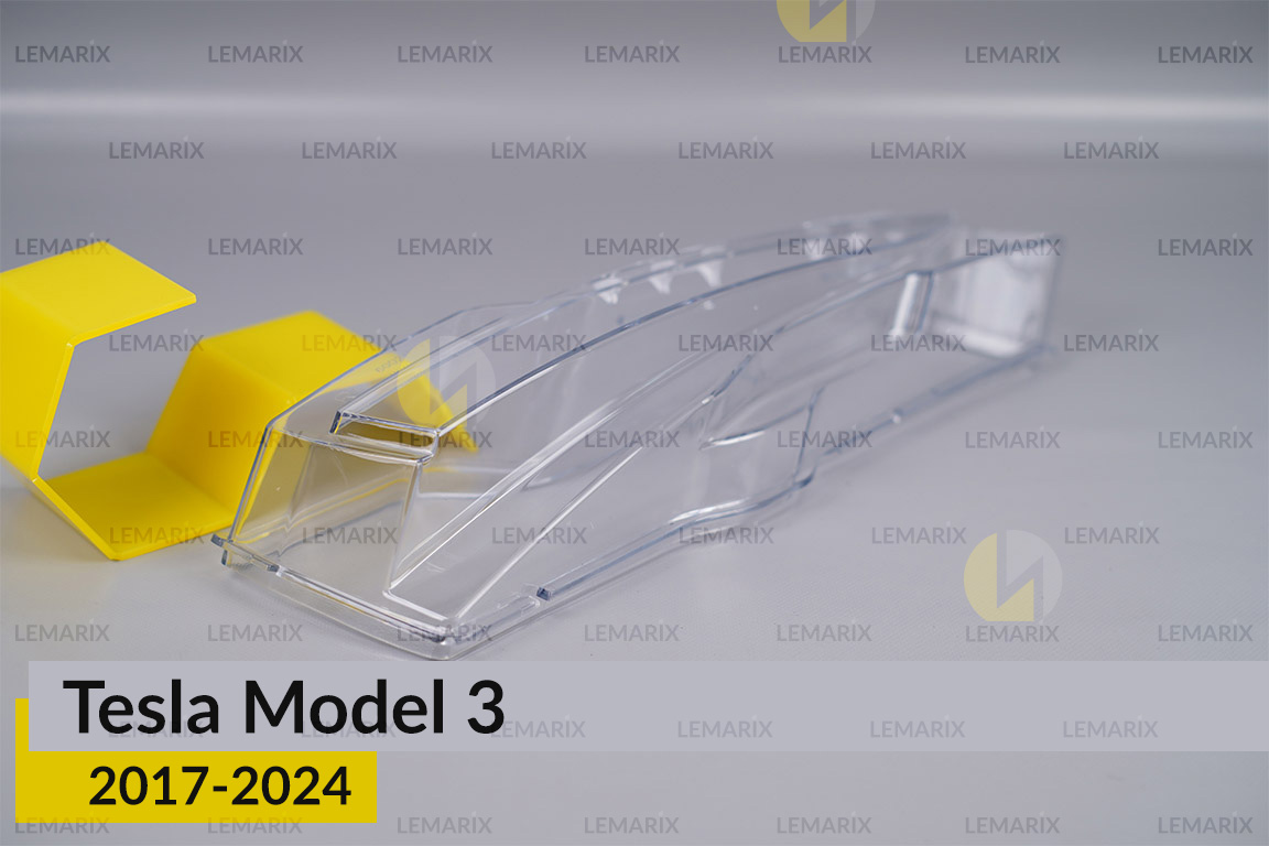 Скло протитуманної фари Tesla Model 3 (2017-2025) праве