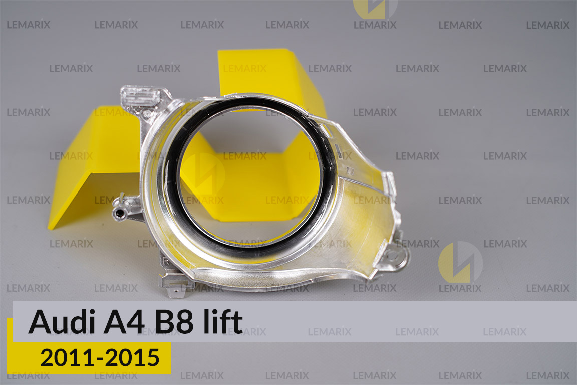 Хромована маска лінзи Audi A4 B8 (2011-2015) рест права