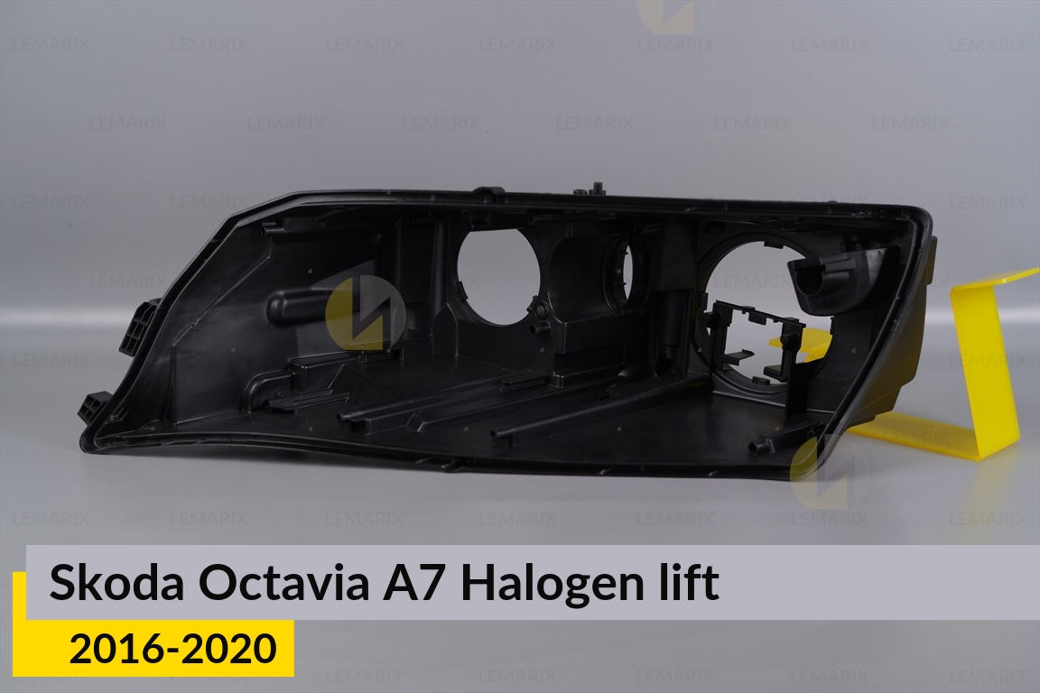 Корпус фари Skoda Octavia A7 Halogen (2016-2020) рест лівий