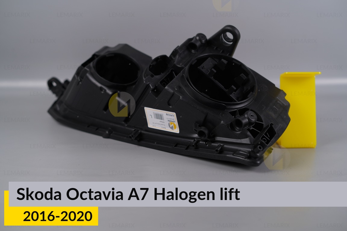 Корпус фари Skoda Octavia A7 Halogen (2016-2020) рест лівий