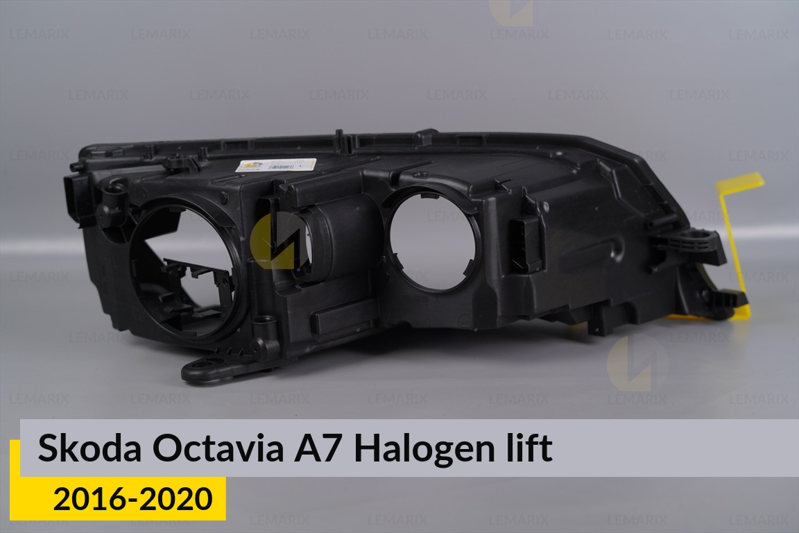 Корпус фари Skoda Octavia A7 Halogen (2016-2020) рест лівий
