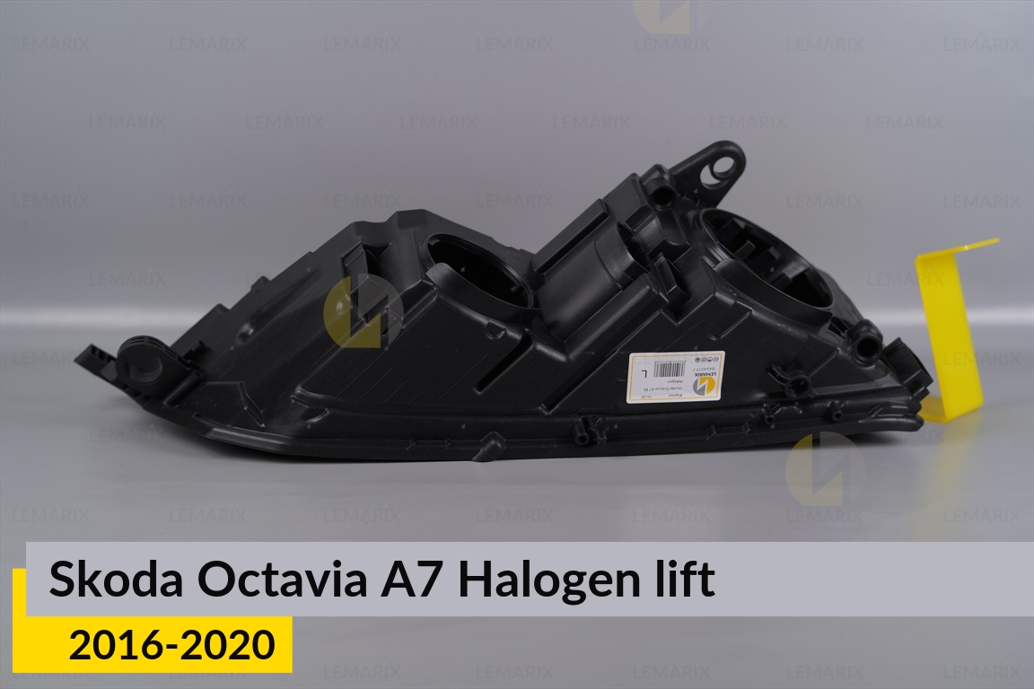 Корпус фари Skoda Octavia A7 Halogen (2016-2020) рест лівий