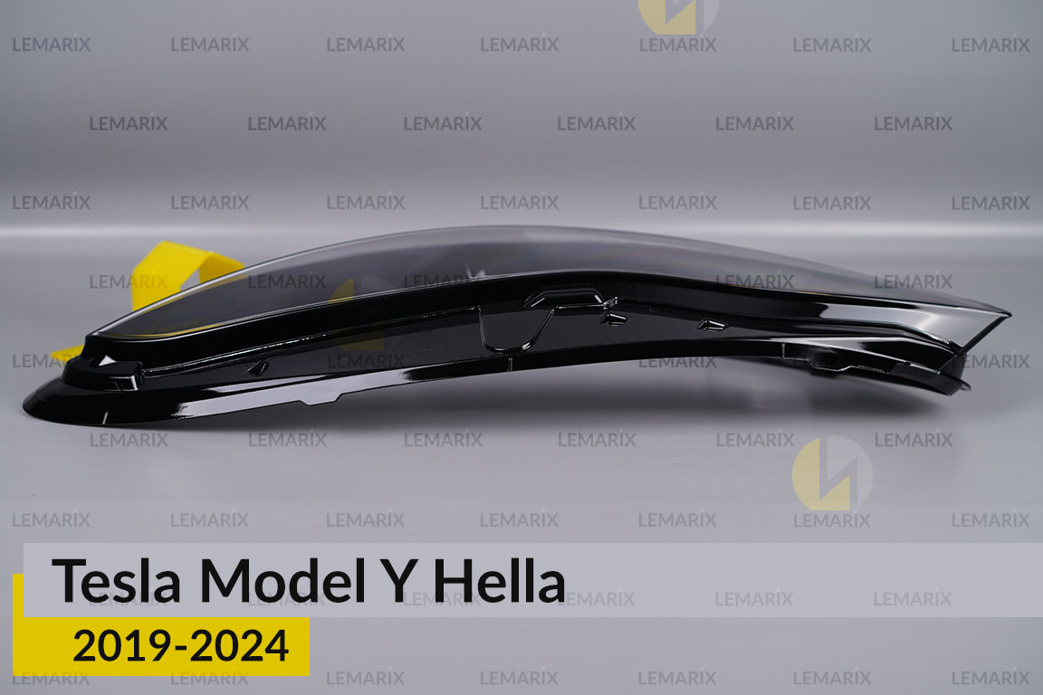 Скло фари Tesla Model Y Hella (2019-2023) ліве