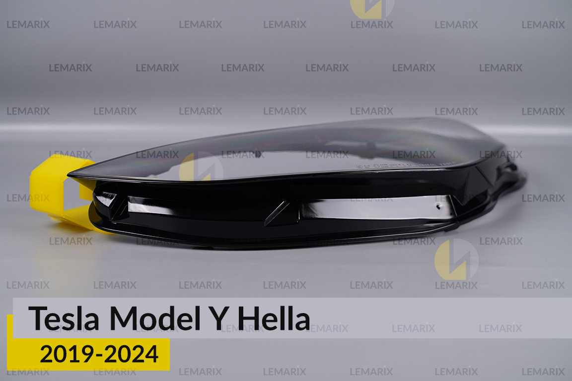 Скло фари Tesla Model Y Hella (2019-2023) ліве