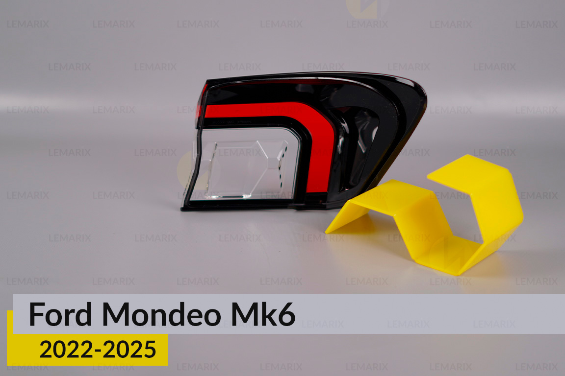 Скло заднього ліхтаря зовнішнє в крилі Ford Mondeo Mk6 (2022-2025) ліве