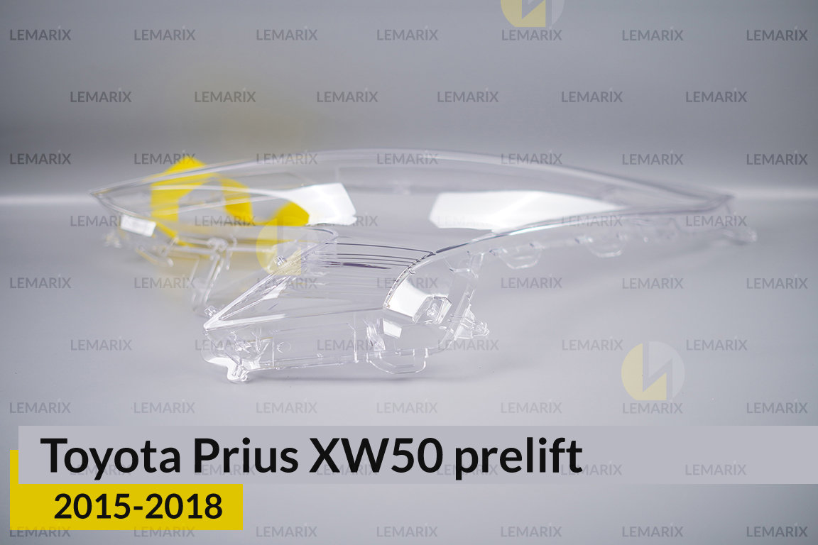 Скло фари Toyota Prius XW50 (2015-2018) дорест ліве