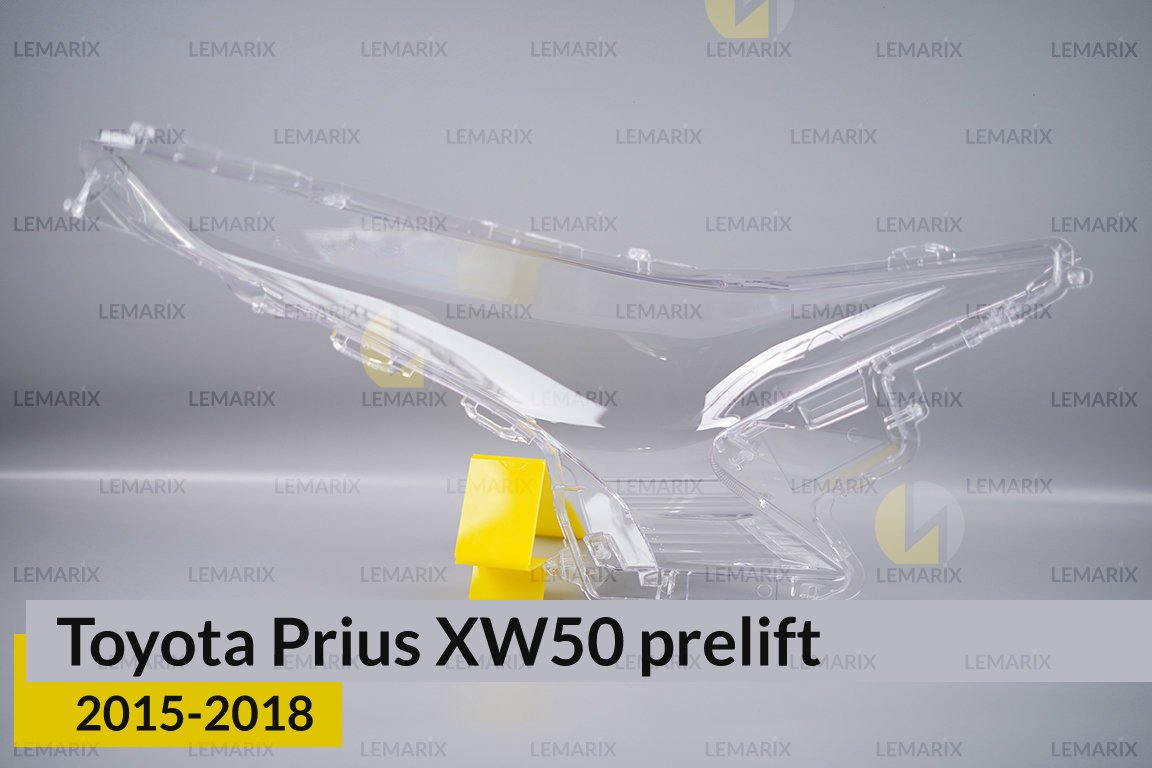 Скло фари Toyota Prius XW50 (2015-2018) дорест ліве