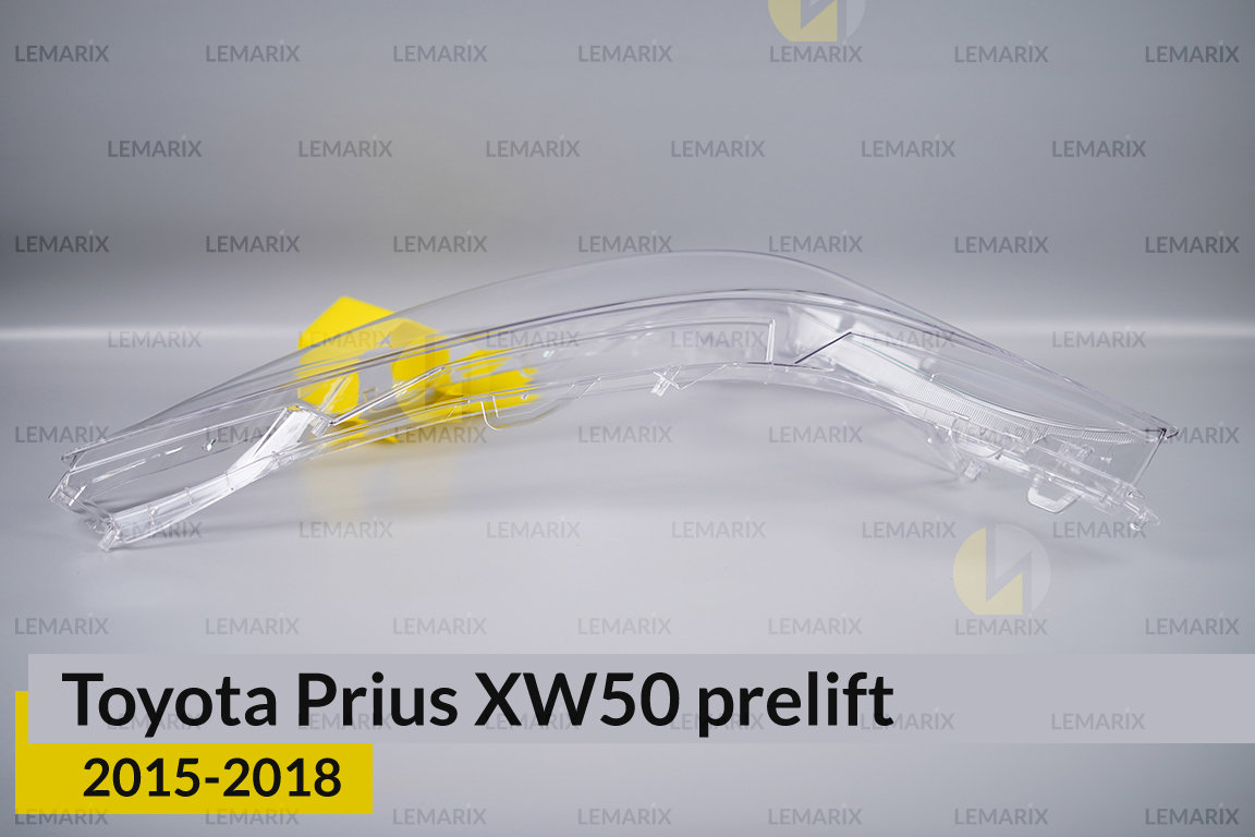 Скло фари Toyota Prius XW50 (2015-2018) дорест ліве