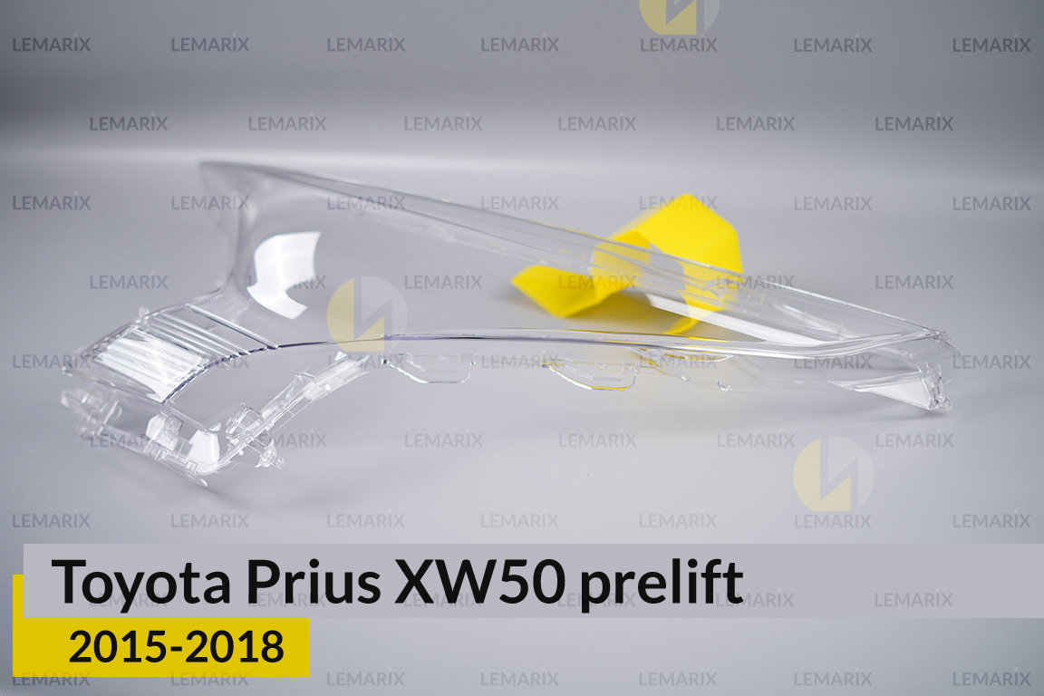 Скло фари Toyota Prius XW50 (2015-2018) дорест ліве