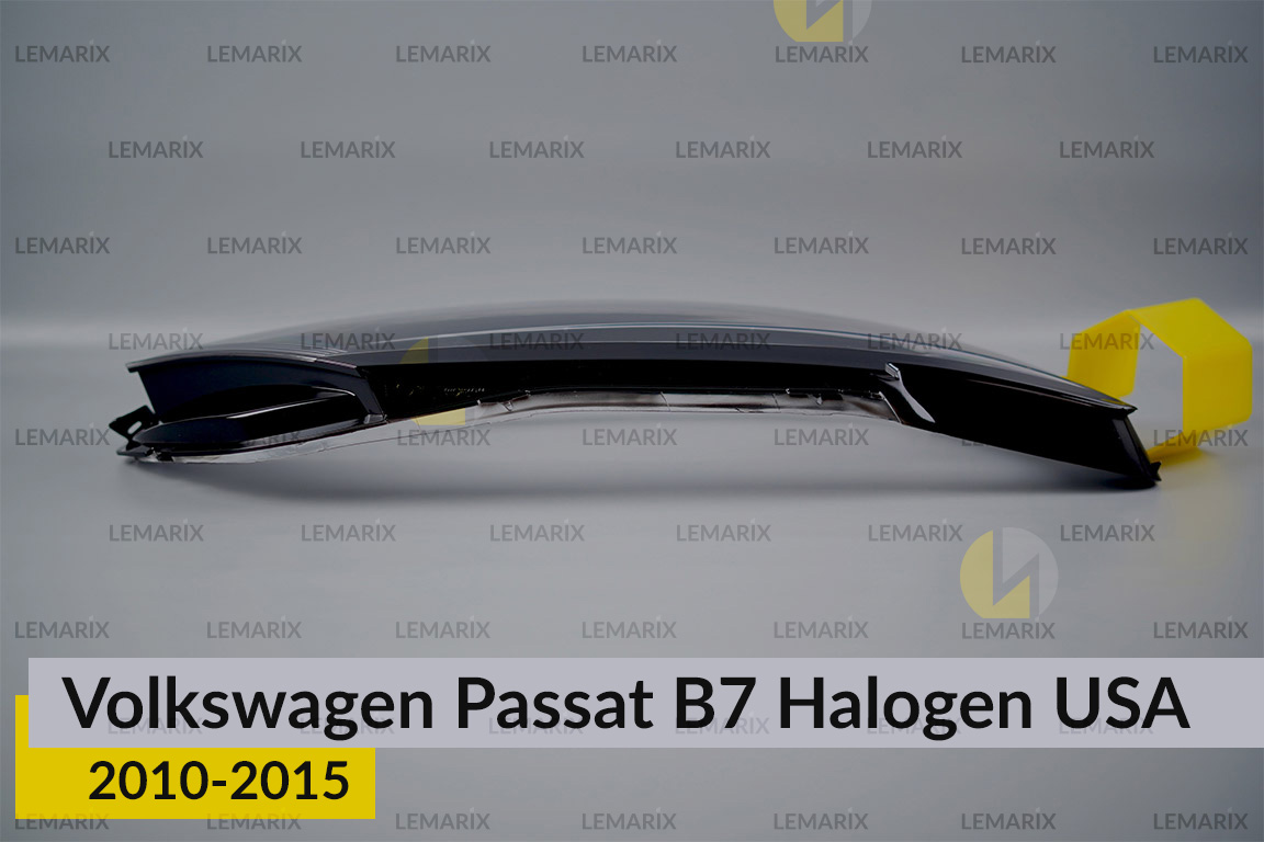 Скло фари VW Volkswagen Passat B7 USA Halogen (2010-2015) праве