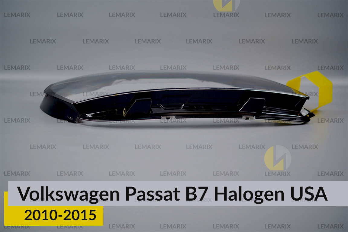 Скло фари VW Volkswagen Passat B7 USA Halogen (2010-2015) праве