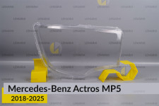 Скло фари Mercedes-Benz Actros MP5 (2018-2025) праве