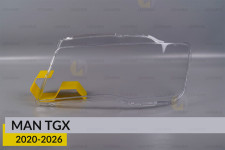 Стекло фары MAN TGX (2020-2026) левое
