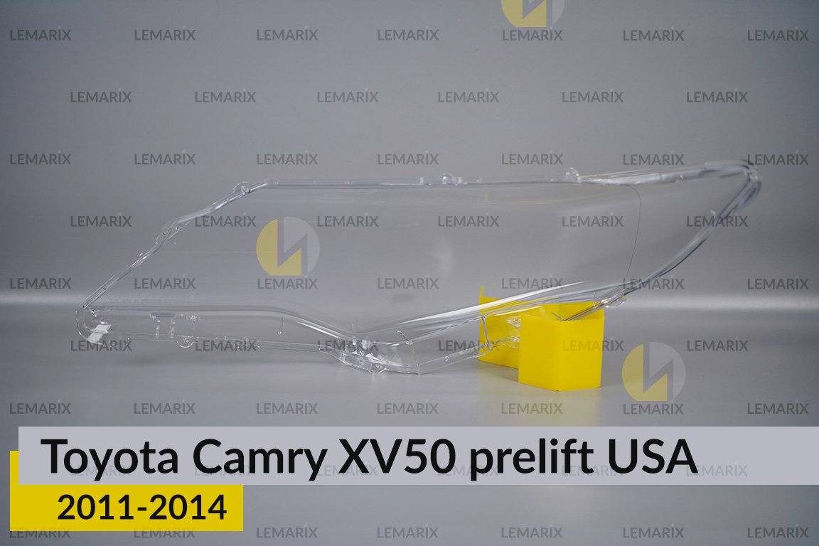 Скло фари Toyota Camry XV50 USA (2011-2014) дорест праве