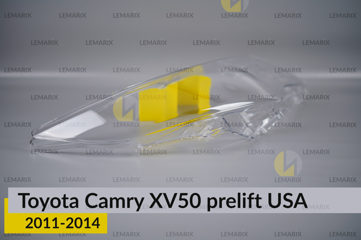 Скло фари Toyota Camry XV50 USA (2011-2014) дорест праве