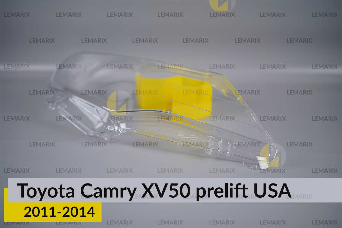 Скло фари Toyota Camry XV50 USA (2011-2014) дорест праве