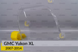 Скло фари GMC Yukon XL (2007-2014) праве