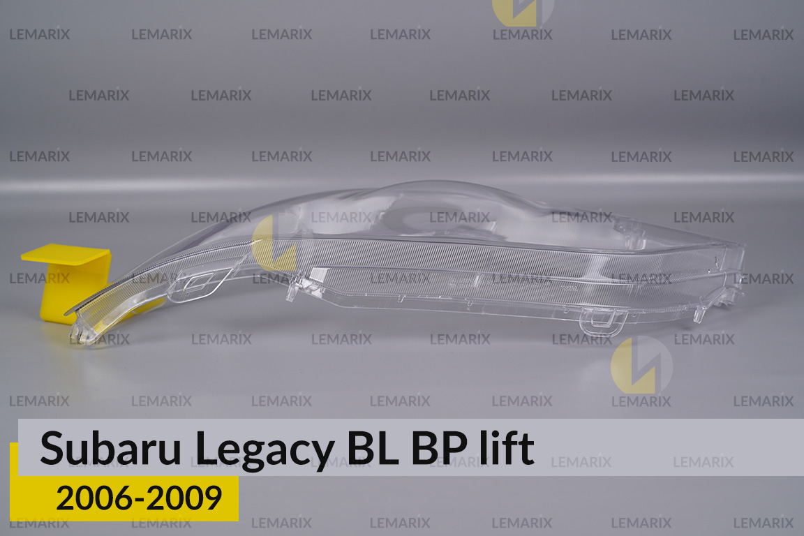 Скло фари Subaru Legacy BL BP (2006-2009) рест під омивач ліве