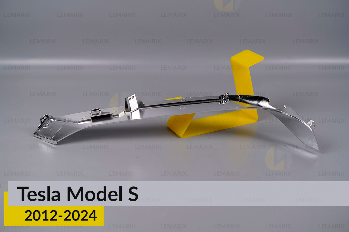 Хромована декоративна маска нижня Tesla Model S (2012-2024) ліва