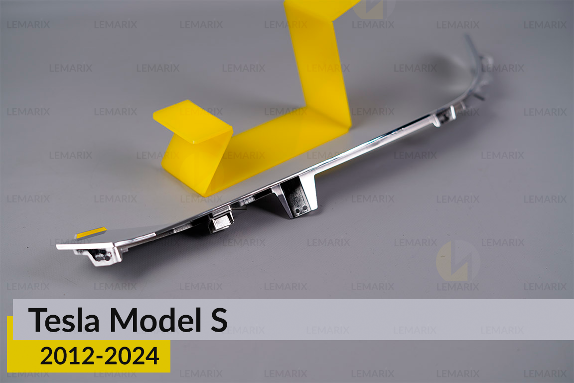 Хромована декоративна маска нижня Tesla Model S (2012-2024) ліва