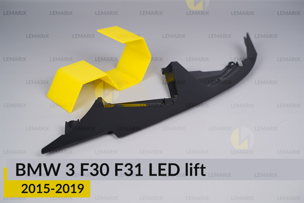 Декоративна маска верхня BMW 3 F30 F31 LED (2015-2019) рест права