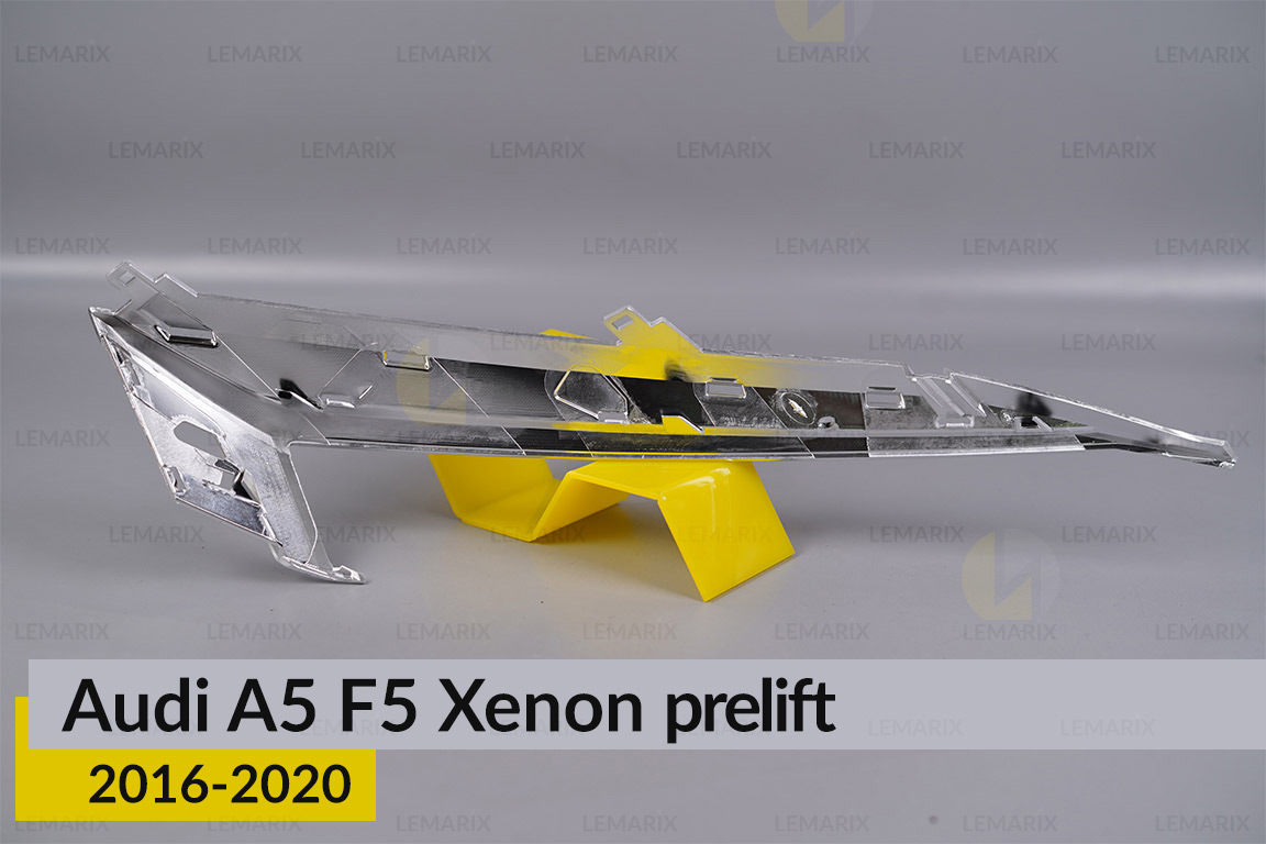 Хромована декоративна маска верхня Audi A5 F5 Xenon (2016-2020) дорест ліва