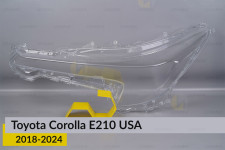 Стекло фары Toyota Corolla E210 USA (2018-2026) левое