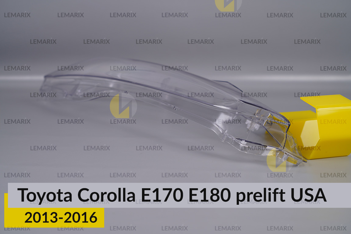 Скло фари Toyota Corolla E170 E180 USA (2013-2016) дорест ліве