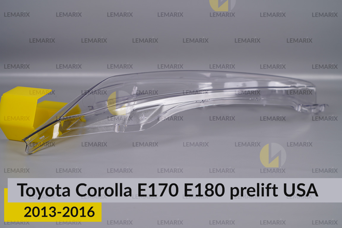 Скло фари Toyota Corolla E170 E180 USA (2013-2016) дорест ліве