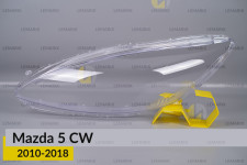 Стекло фары Mazda 5 CW (2010-2018) левое