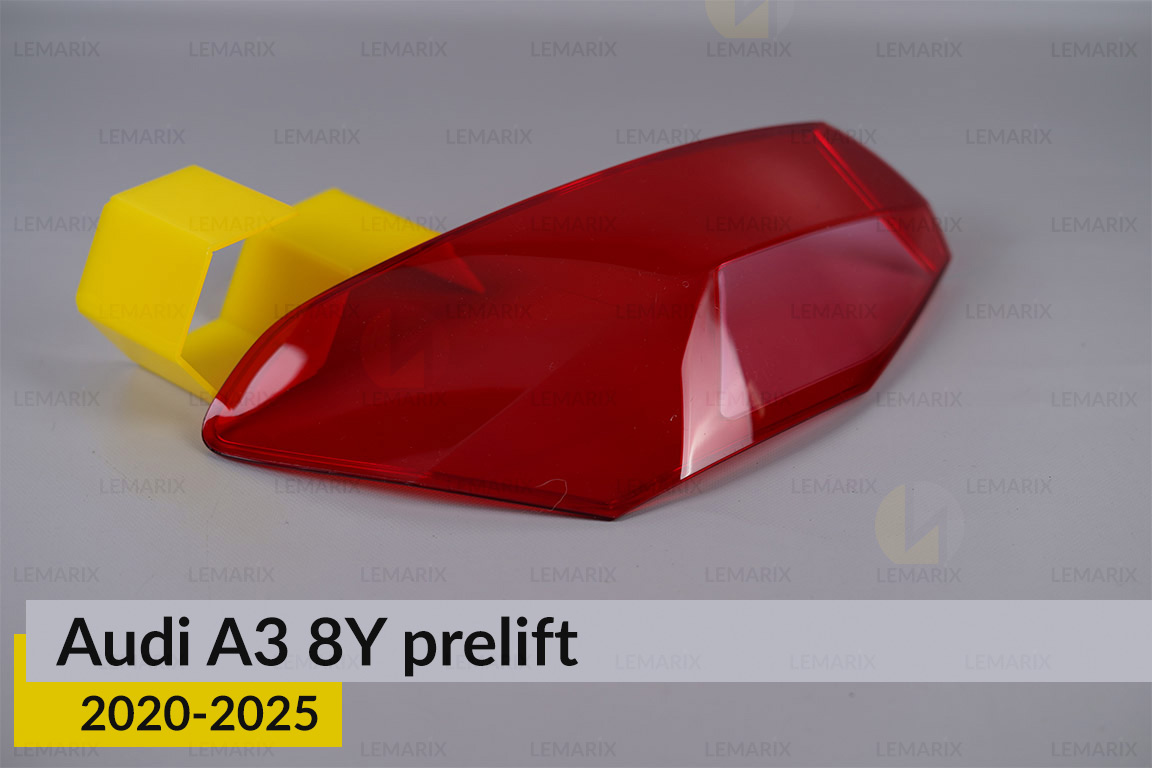Скло заднього ліхтаря зовнішнє в крилі Audi A3 8Y (2020-2026) дорест ліве