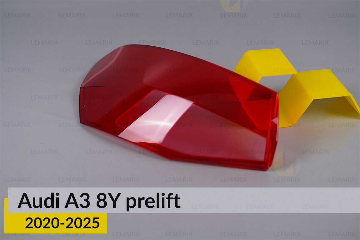 Скло заднього ліхтаря зовнішнє в крилі Audi A3 8Y (2020-2026) дорест ліве