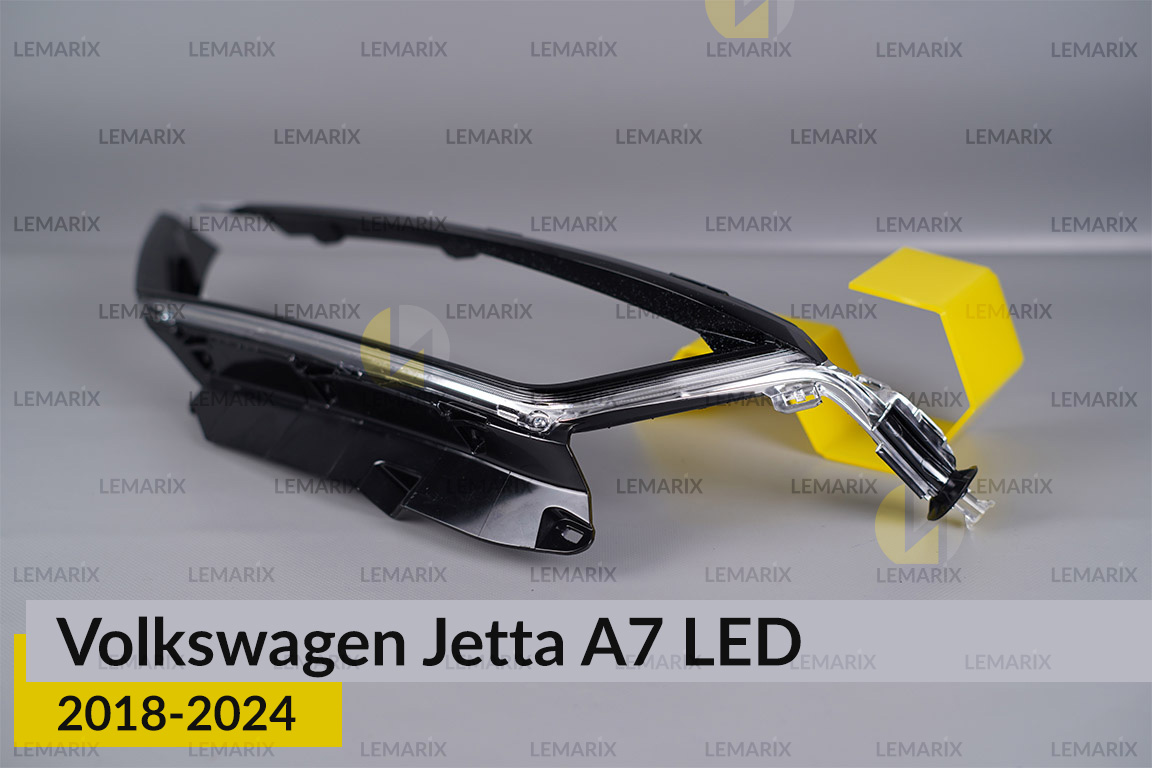 Декоративна маска VW Volkswagen Jetta A7 LED (2018-2024) ліва