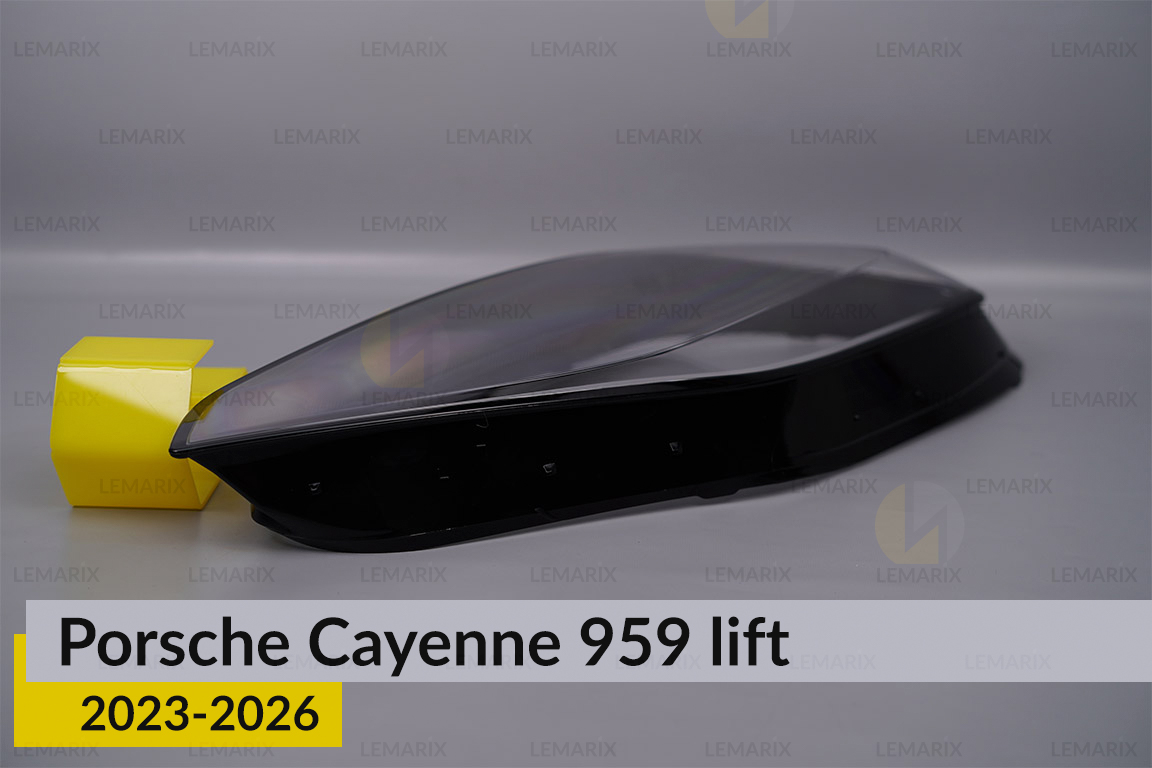 Скло фари Porsche Cayenne 959 (2023-2026) рест праве