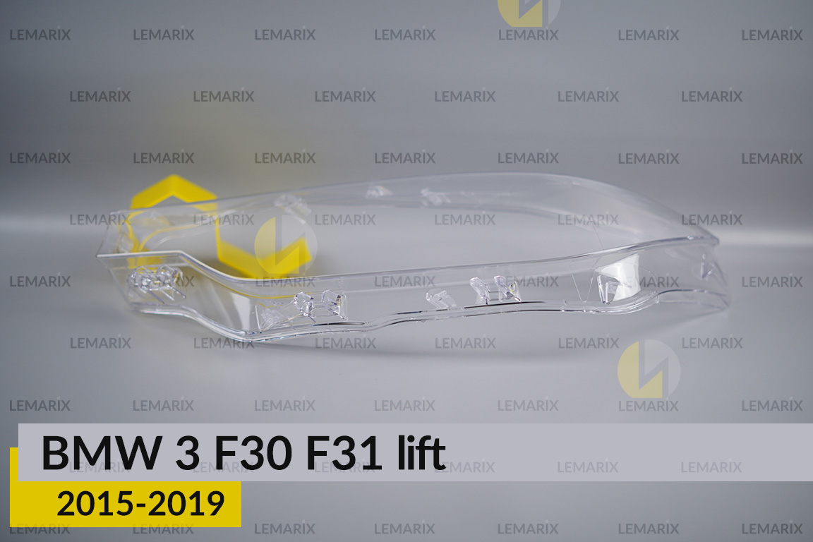 Скло фари BMW 3 F30 F31 (2015-2019) рест ліве