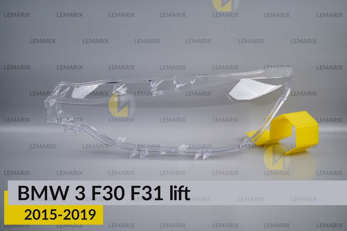 Скло фари BMW 3 F30 F31 (2015-2019) рест ліве